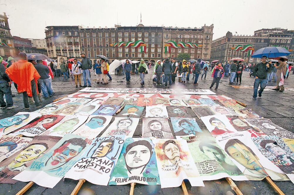 La situación de los derechos humanos en México cobró relevancia con el caso de los 43 estudiantes desaparecidos de la Normal de Ayotzinapa (ARCHIVO EL UNIVERSAL)