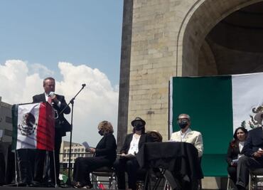 FRENAAA declara "culpable" a AMLO en juicio ciudadano tras manifestación en Monumento a la Revolución