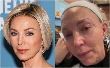 Laura Flores se sincera y rompe en llanto en pleno aeropuerto: "esta parte maternal que me jode"