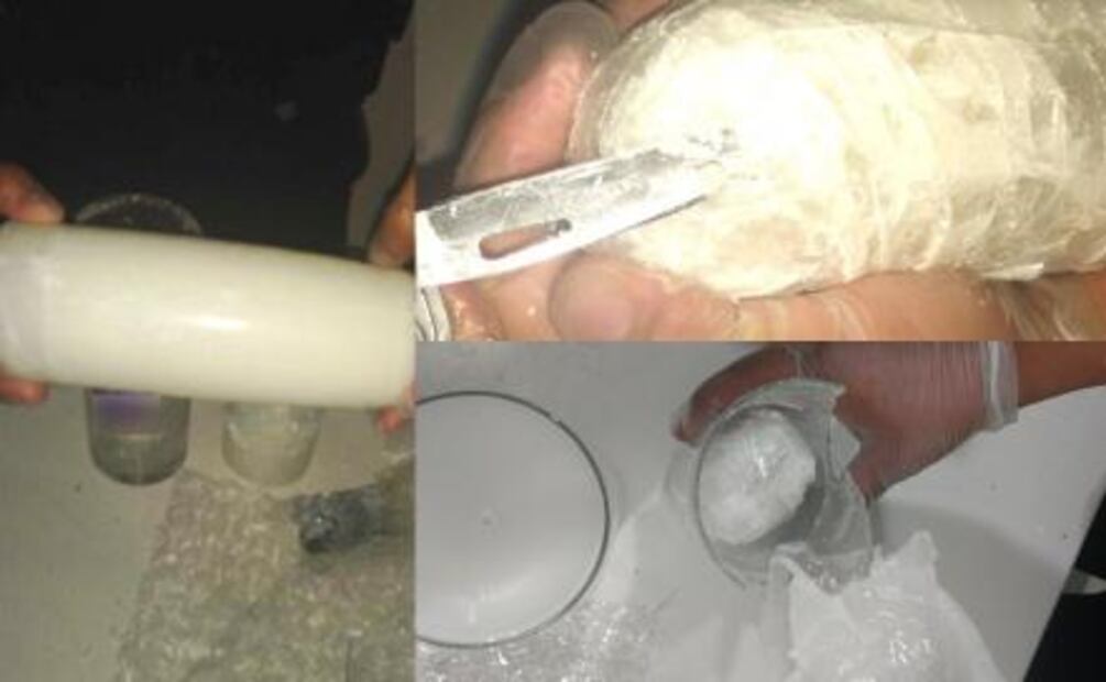 Ingenio para traficar droga no tiene límites