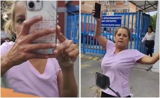 Mujer agrede a repartidora de app por falta de cambio en entrega; usuarios la apodan como "Lady Súbeme"