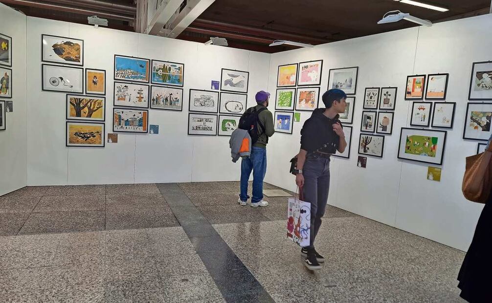 En su edición 62, la Feria del Libro Infantil de Bolonia recibe a los visitantes con doce exposiciones donde exhiben obra de ilustraciones y ganadores de sus premios. (04/01/2025) Foto: Frida Juárez | El Universal