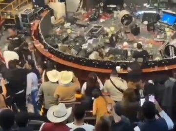 Feria del Caballo en Texcoco: así fue como los asistentes destrozaron el palenque tras negativa de Luis R. Conriquez a cantar corridos