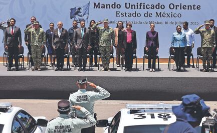 Presentan el Mando Único para el Oriente del Estado de México
