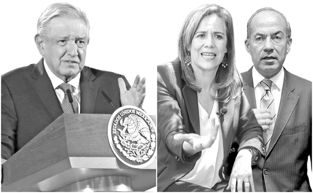 A través de las redes sociales, tanto Andrés Manuel López Obrador como Margarita Zavala y Felipe Calderón expusieron su postura sobre la negativa que emitió el INE a la organización México Libre. Fotos: ARCHIVO EL UNIVERSAL