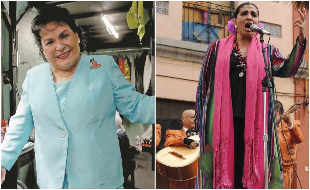 Carmen Salinas y María Elena Leal Beltrán