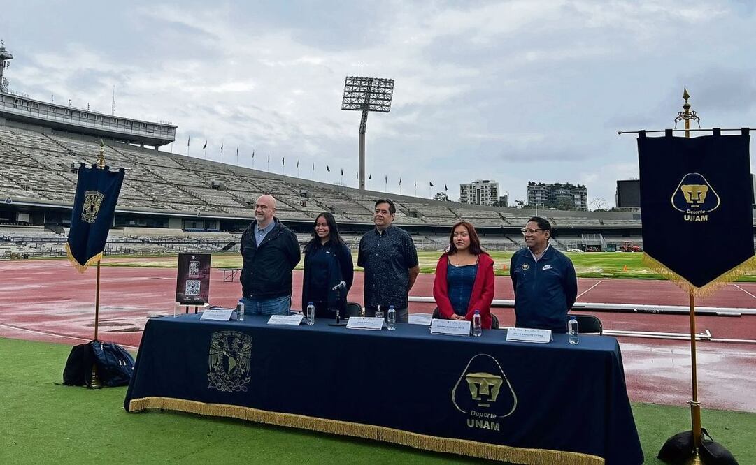La revista "Fósforo UNAM" se presentó en el Estadio Olímpico Universitario. Foto: ABIDA VENTURA/EL UNIVERSAL