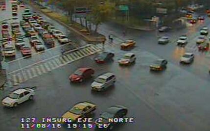 Llueve en 5 delegaciones; graniza en GAM