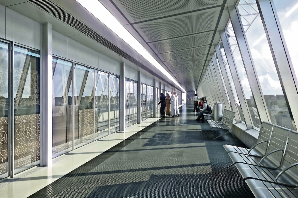 FCC tiene en marcha proyectos tan relevantes como los metros de Riad (en la imagen), Panamá, Doha y Lima, y el nuevo Aeropuerto Internacional de la Ciudad de México (EFE)