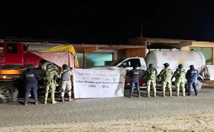 Golpe al huachigas en Puebla; aseguran 14 pipas y vehículos en Santa Rita Tlahuapan