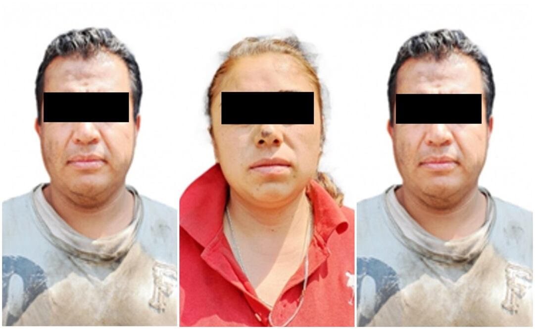 Tres de las personas detenidas en Iztapalapa. FOTOS: Especiales 