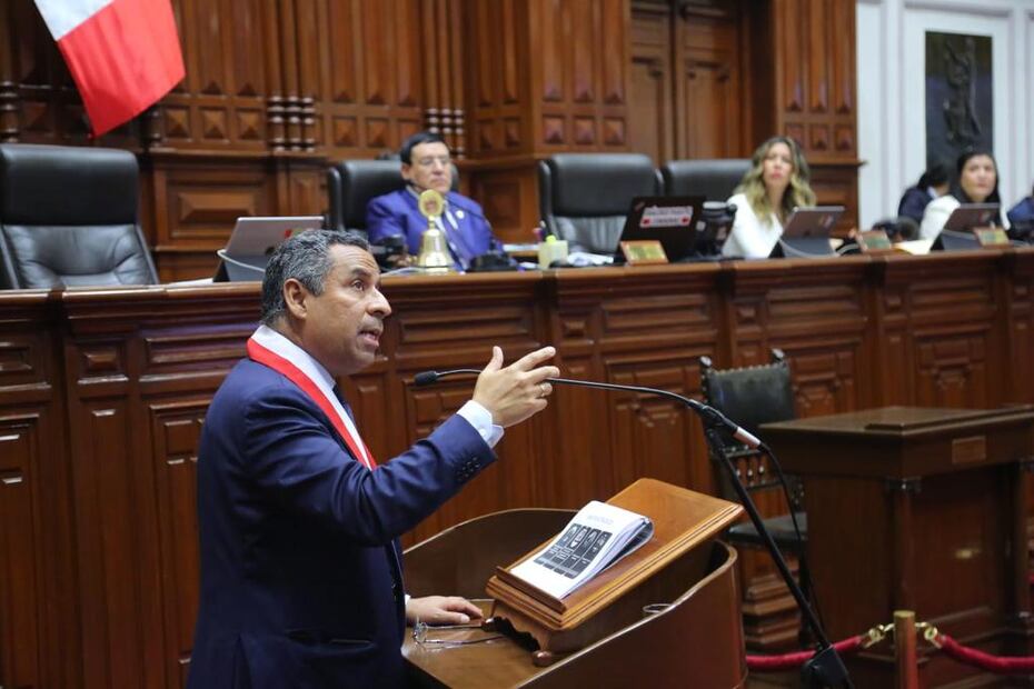 Francisco morales, presidente del TC peruano. Foto: Tomada de X Tribunal Constitucional del Perú (@TC_Peru)