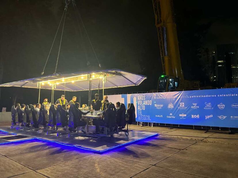 Foto: Dinner in the Sky México
