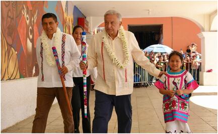 Desde Huautla de Jiménez, AMLO se compromete a seguir luchando contra la violencia hacia las mujeres