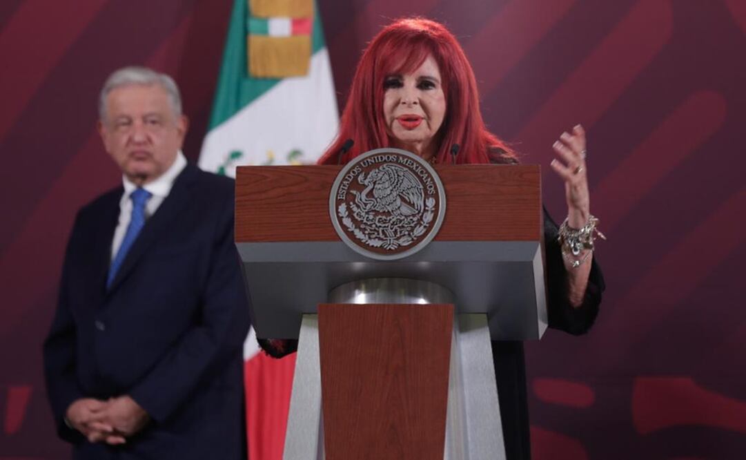 Layda Sansores elogió al empresario Carlos Slim. Foto: Diego Simón Sánchez / EL UNIVERSAL