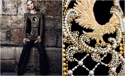 Balmain publica en Instagram vestido para H&M