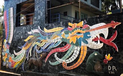 Cultura invertirá 1.8 mdp en restaurar "La Casa de los vientos", obra de Diego Rivera