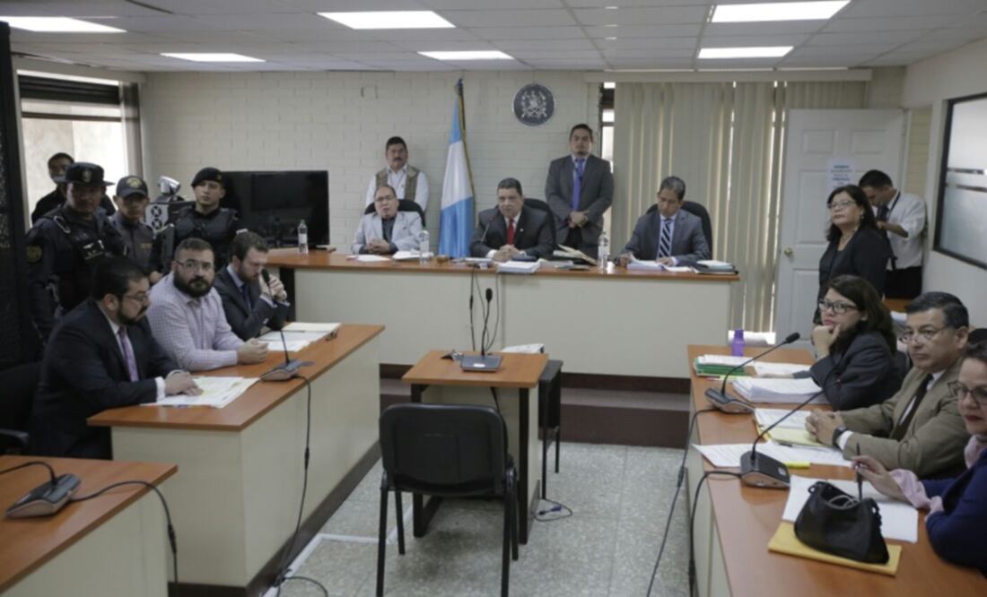 Javier Duarte, ex gobernador de Veracruz, durante su audiencia en tribunales de Guatemala (Foto: Luís Cortés / EL UNIVERSAL)
