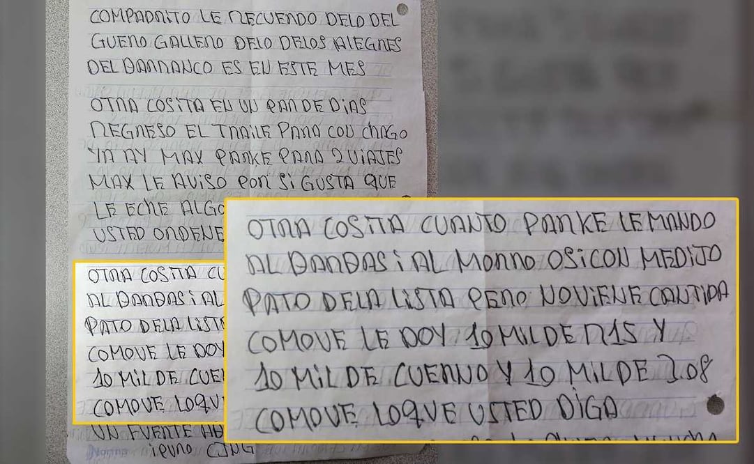 En las cartas se solicitaba al líder del Cártel Jalisco que no bajara la guardia y, además, se coordinaba el envío de armas. Foto: Valente Rosas / EL UNIVERSAL