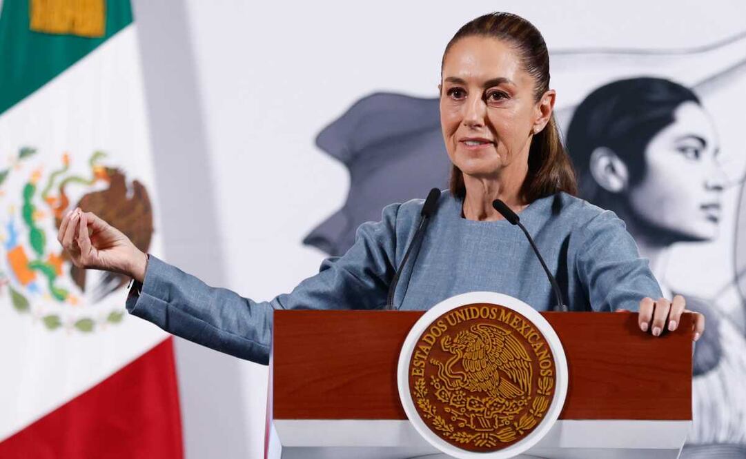 Conferencia del pueblo del 24 de marzo del 2025 que encabeza al presidenta de México, Claudia Sheinbaum Pardo, en Palacio Nacional. Foto: Diego Simón / EL UNIVERSAL
