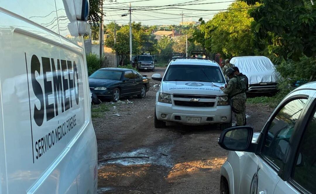 Autoridades de seguridad atienden reportes de nuevos asesinatos en Culiacán, Sinaloa (16/07/2025). Foto: Especial