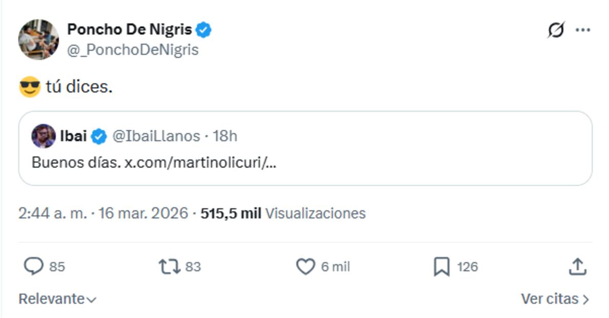 Poncho de Nigris invita a Ibai Llanos a colaborar en un próximo evento de boxeo. Foto: Captura de pantalla X