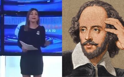VIDEO. Presentadora se equivoca e informa la "reciente" muerte del escritor William Shakespeare