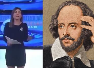 VIDEO. Presentadora se equivoca e informa la "reciente" muerte del escritor William Shakespeare