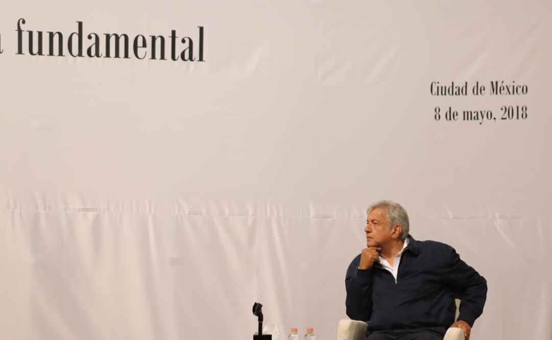 Andrés Manuel López Obrador en el museo Memoria y Tolerancia. Foto: Valente Rosas/El Universal
