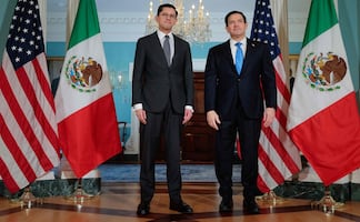 Marco Rubio se reúne con el canciller de México; encuentro ocurre en medio de diálogo para alcanzar acuerdo comercial