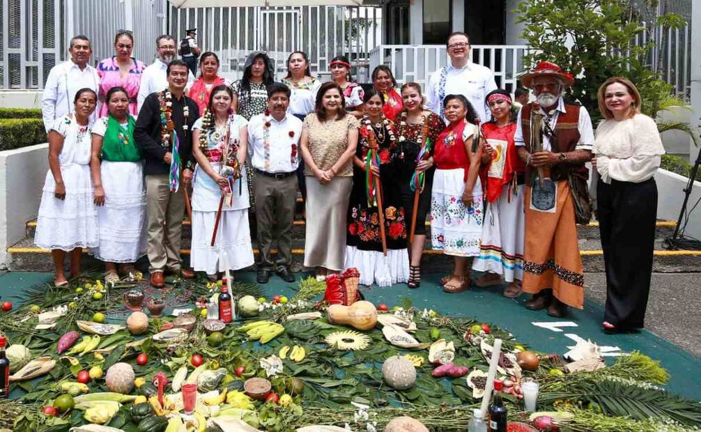 Entregan bastón de mando a magistrados de Sala Xalapa del Tribunal Electoral este lunes 8 de septiembre de 2025. Foto: Especial