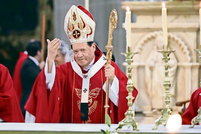 Me voy cuando el Papa me lo pida: Rivera