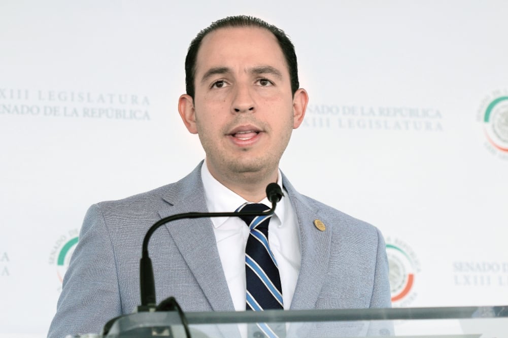 Marko Cortés hizo un llamado al PRI y a sus aliados a dictaminar cuanto antes la Ley de Seguridad Interior (ARCHIVO EL UNIVERSAL)