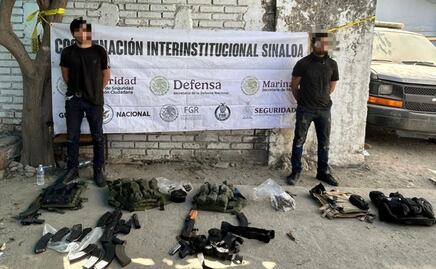 Detienen a tres hombres con armas y vehículo robado en Mazatlán; uno de ellos resultó herido