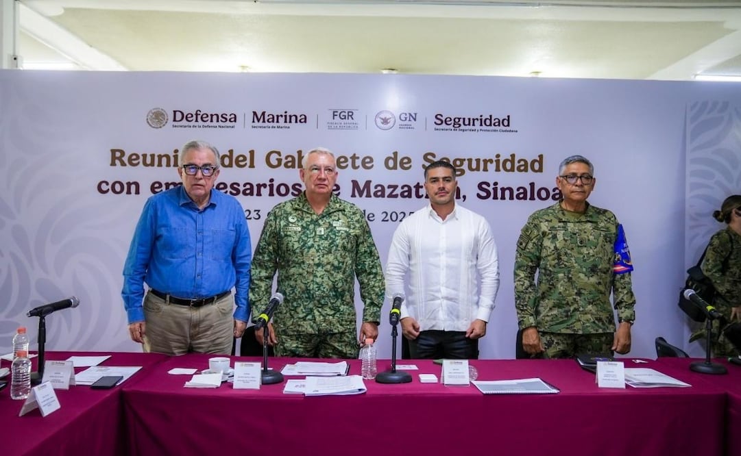 Fortalecerán seguridad en Mazatlán con la llegada de 250 elementos de la Secretaría de Seguridad y Protección Ciudadana y el próximo arribo de más militares (23/10/2025). Foto: Especial