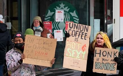 Empleados de Starbucks en EU protestan a nivel nacional para denunciar condiciones de trabajo