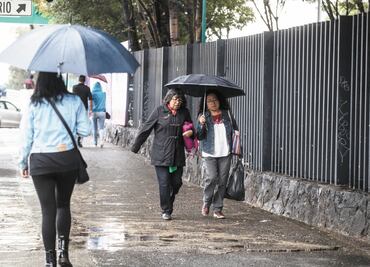 Activan Alerta Amarilla en seis delegaciones por lluvias