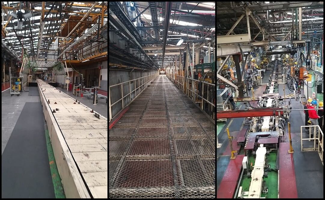El lunes concluyó la producción de carrocerías en la línea 1 de la Planta de la Ciudad Industrial del Valle de Cuernavaca. Fotos: Especiales