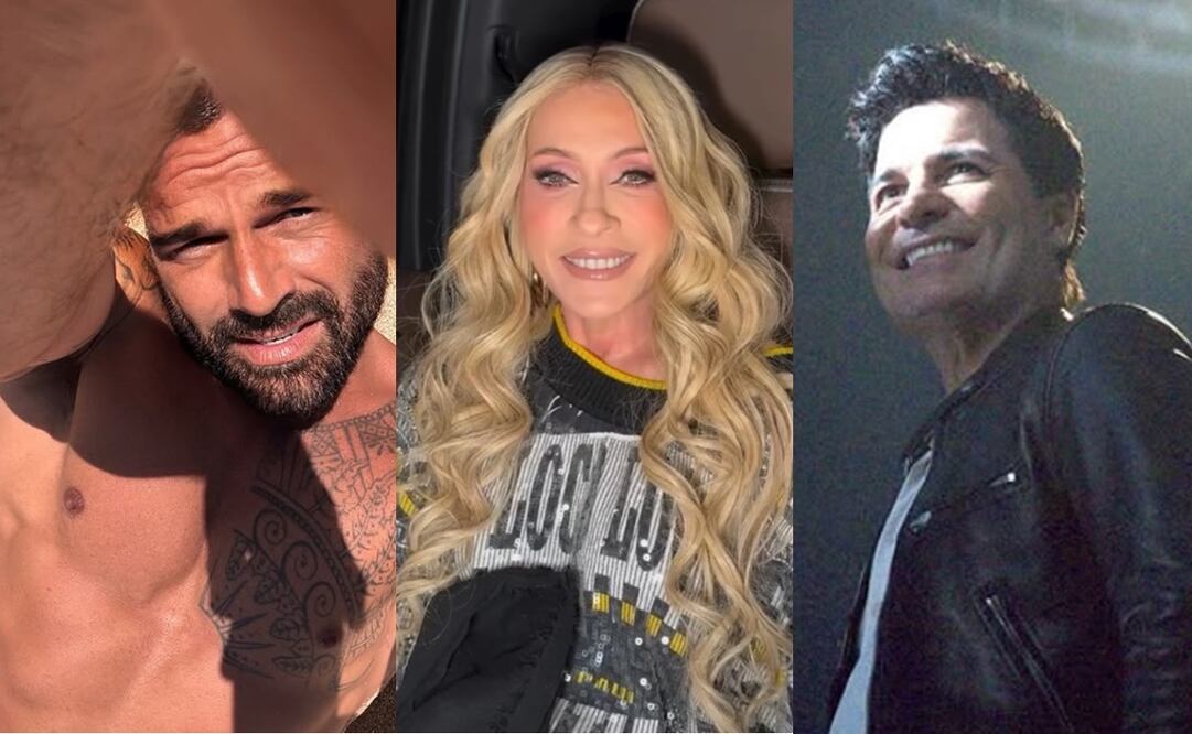 Ricky Martin, Chayanne y Yuri. Foto: Instagram oficial.