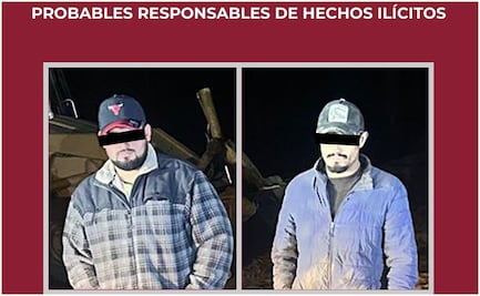 Sujetos transportaban troncos en un tractocamión; autoridades indican que podrían formar parte de La Familia Michoacana 