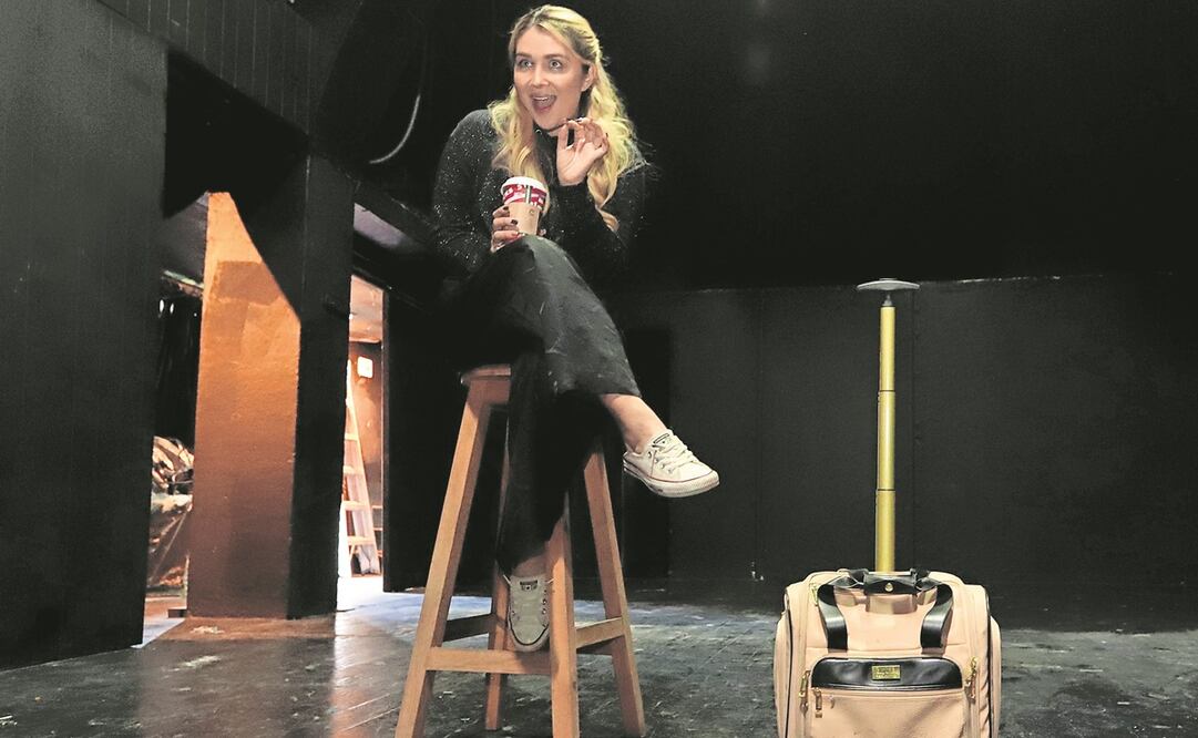 Daniela Luján interpreta a una mujer de clase alta en el relato “Bora Bora”. Foto: Berenice Fregoso. EL UNIVERSAL