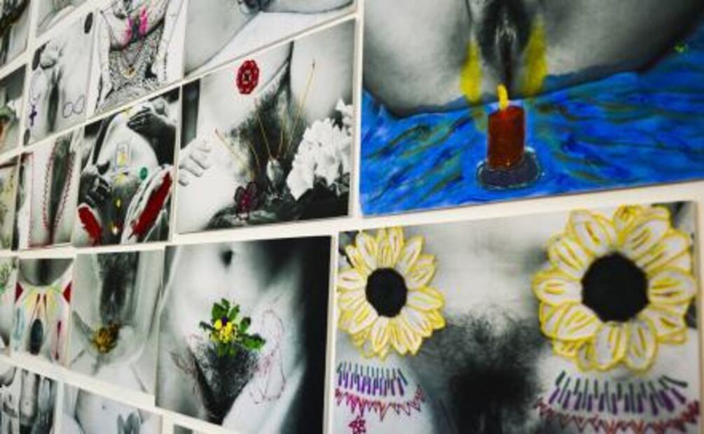 Artista en Chile retrata vulvas para romper tabúes 