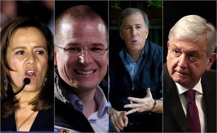 Los candidatos presidenciales frente a empresarios de EU