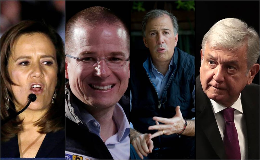 Los candidatos presidenciales frente a empresarios de EU