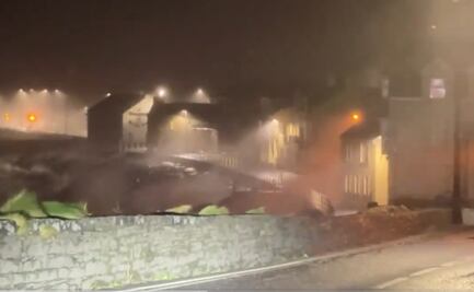 Fuerte tormenta invernal Éowyn azota Irlanda y Escocia con vientos récord; autoridades activan inusual aviso “rojo”