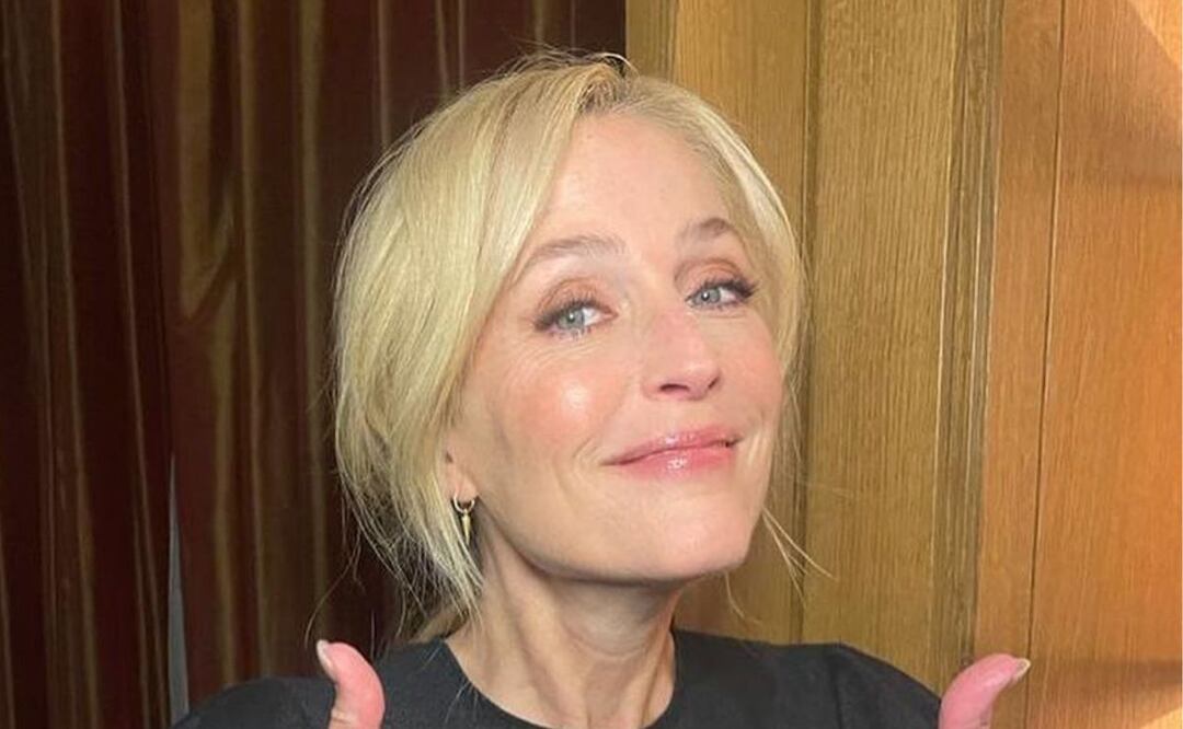 Gillian Anderson. Fuente: Instagram @gilliana