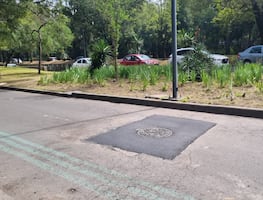 Así luce la coladera que provocó la caída de dos atletas durante el Maratón de CDMX; ya fue reparada