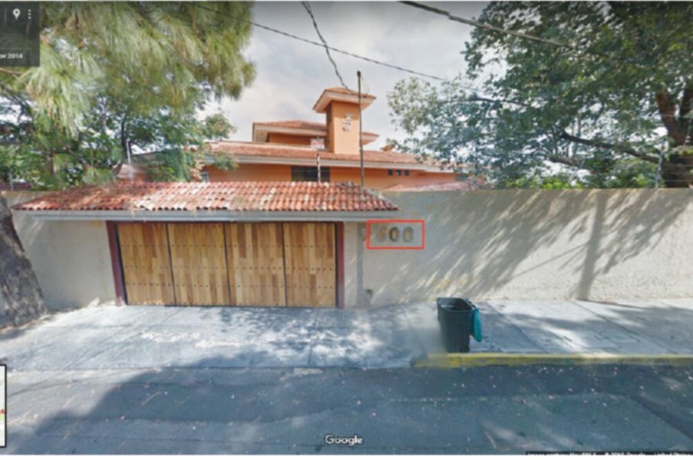 Área metropolitana de Guadalajara. Hassein Eduardo Figueroa Gómez también sería propietario de esta residencia en la colonia Lomas del Valle, del municipio de Zapopan, en el área metropolitana de Guadalajara (C4ADS)