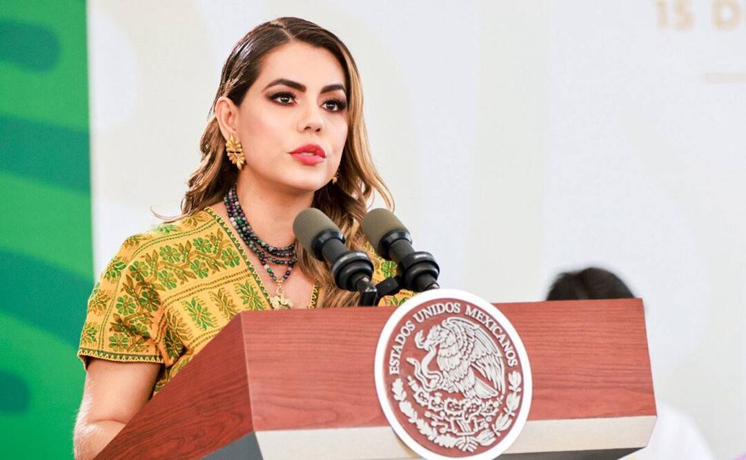 La gobernadora de Guerrero destacó el apoyo del presidente López Obrador en la reconstrucción del puerto de Acapulco y de Coyuca de Benítez. Foto: X @EvelynSalgadoP