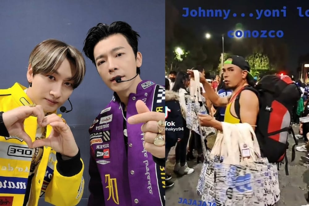 El vendedor viral de TikTok se ha presentado en varios conciertos de la CDMX. Foto: Instagram @superjunior / TikTok @leehakyo94